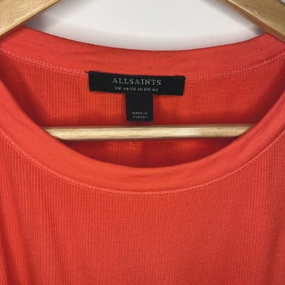 Poppy Pink Cropped Ribbed Tank Top - Picture 6 of 9